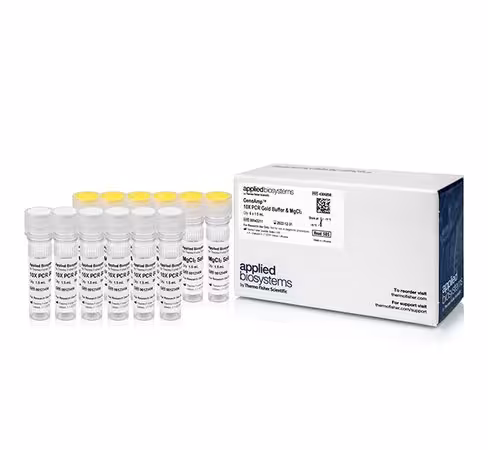 Geneamp 10x pcr gold buffer et µgcl2-6 x 1.5 ml