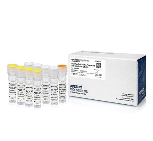 Amplitaq gold dna polymerase with gold buffer and µgcl2-1000 units 1000 unités