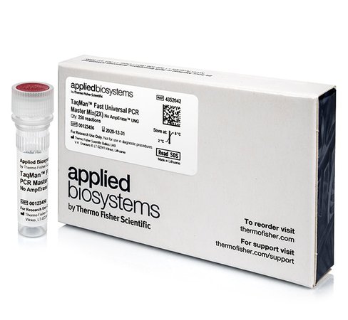 Taqman fast universal pcr master mix (2x), no amperase ung-250 réactions