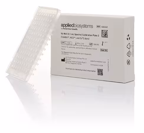 Quantstudio 3/5 spectral calibration plate 3 (tamra, ned, cy5 dyes), 96-well, 0.1 ml 1 pcs
