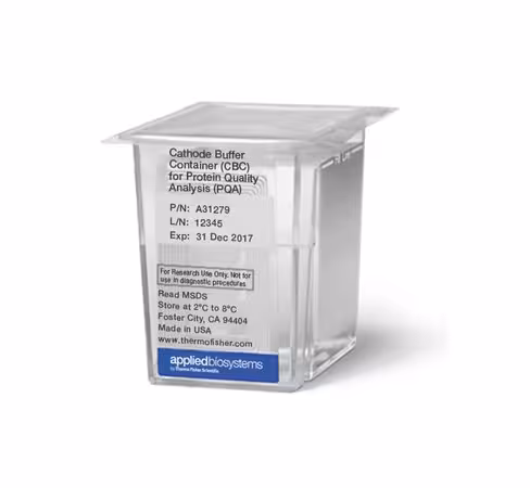 Cathode buffer container (cbc) for 3500 series systems for protein quality analysis-4 containers