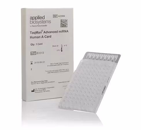 Taqman advanced mirna human a card-384 réactions