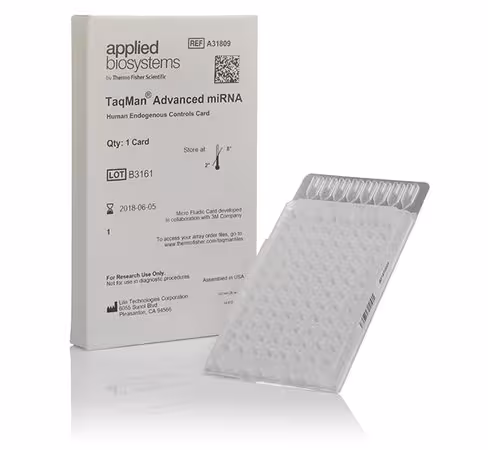 Taqman advanced mirna human endogenous controls card-384 réactions