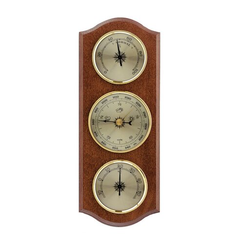 Station météo mécanique noyer x1