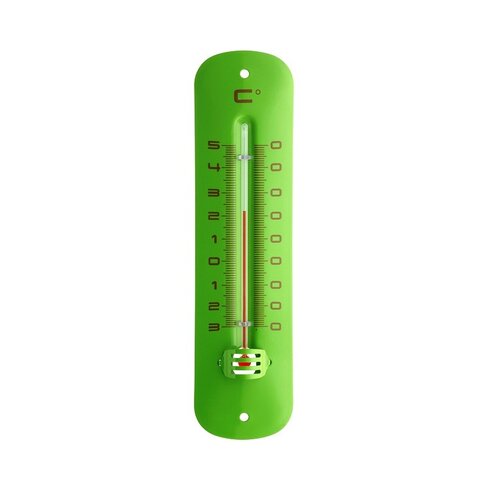 Thermomètre extérieur métal vert -30°C à 50°C x1