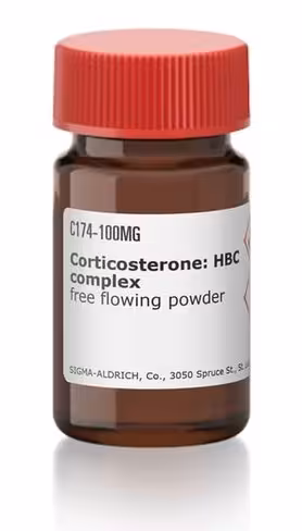 Corticosterone: HBC complex free flowing powder, 100 mg