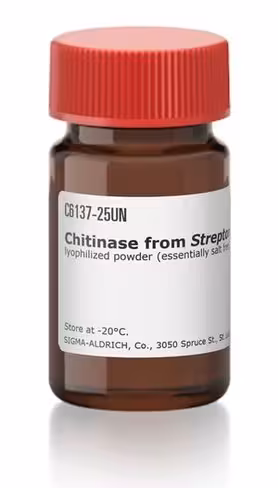 Chitinase from streptomyces griseus 25u 25 U