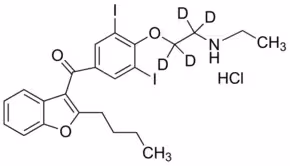N-desethylamiodarone-d4 hcl 1 ml 1 ampoule de1 ml