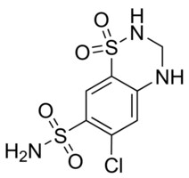 Hydrochlorothiazide solution, 1.0 mg/ml in methanol, ampule of 1 ml, certified reference material, cerilliant(r) 1