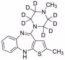 Olanzapine-d8, 100 mug/ml in acetonitrile, ampule of 1 ml, certified reference material, cerilliant(r) 1 ampoule de1 ml