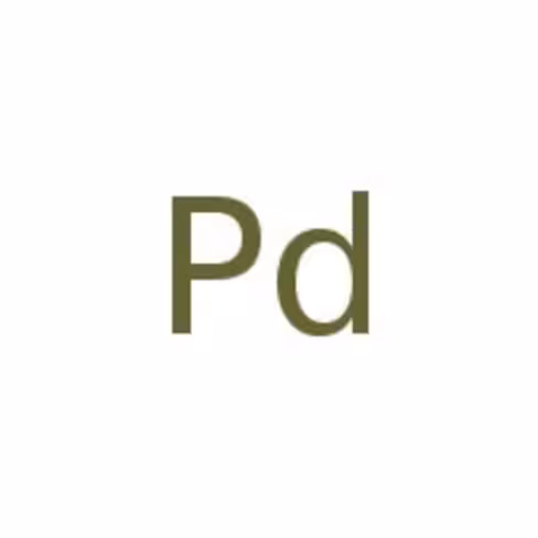 Palladium standard solution for AAS 1 mg/m l Pd in 10% HCl 500 mL