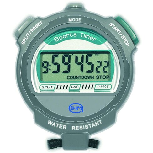 Chronomètre étanche 2 mémoires - Timer - 100% chrono x 1