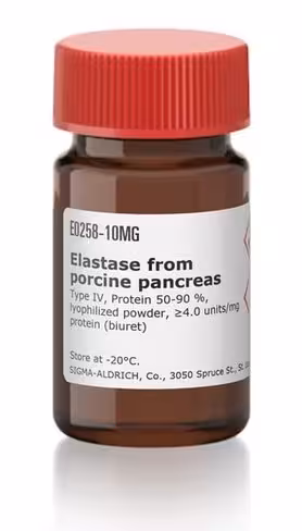 Elastase type iv from porcine pancreas 5 mg