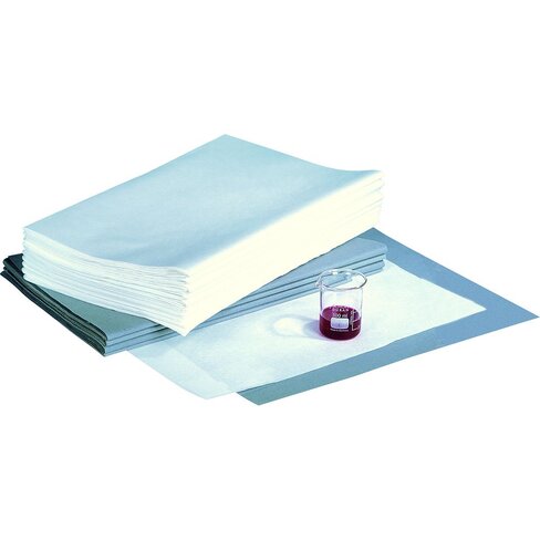 Papier filtre standard en feuille (rame) gris plié 42 x 52 cm 65 g/m² filtration moyenne x 500
