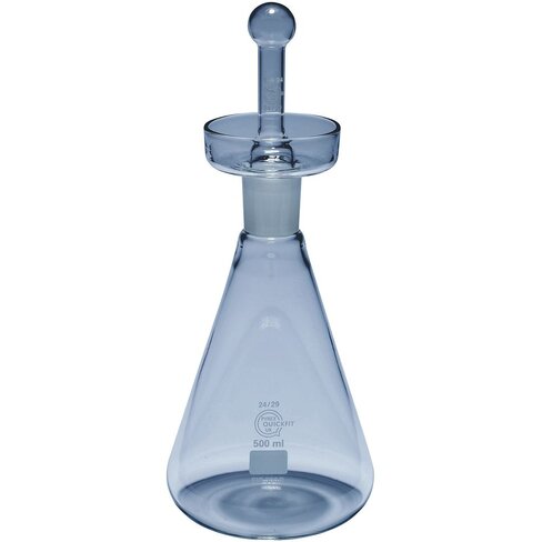 Fiole conique à iode 250 ml CN24/29 x 2