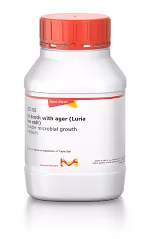 Lb broth with agar (luria low salt) 1 kg