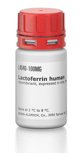 Lactoferrin human recombinant expressed 100 mg