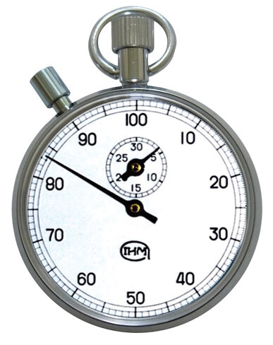 Chronomètre mécanique en coffret 1/100e min - 30 min / 3 fonctions x 1