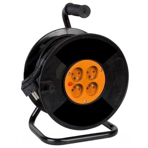 Rallonge électrique avec enrouleur multiprise 50 m x 1