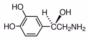 (-)-Norepinephrine 98%, crystalline, 5 g