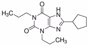 8-Cyclopentyl-1,3-dipropylxanthine solid, 25 mg