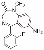 7-aminoflunitrazepam solution, 100 mug/ml in acetonitrile, ampule of 1 ml, certified reference material, cerilliant(r)