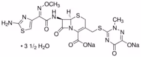 Ceftriaxone disodium salt hemi(heptahyd 250 mg