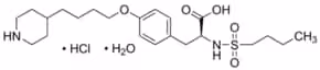 Tirofiban hydrochloride monohydrate 10 mg