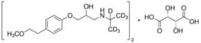 (+/-)-metoprolol-(isopropyl-d7) (+)-tartrate salt, vetranal(r), analytical standard 10 mg