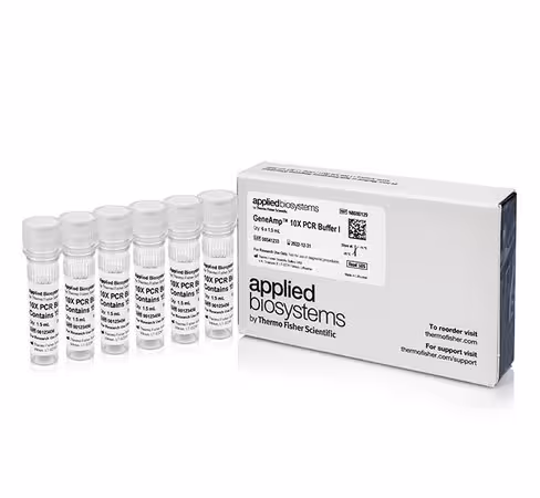 Geneamp 10x pcr buffer-6 x 1.5 ml
