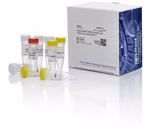 Amplitaq dna polymerase with buffer ii-5,000 units 5000 unités