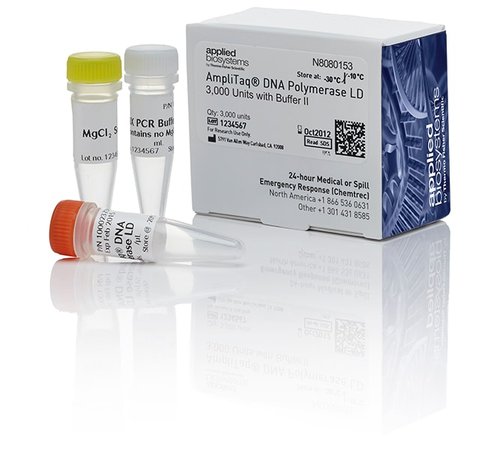 Amplitaq dna polymerase, ld (low dna) with buffer ii-250 units 250 unités