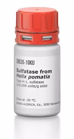 Sulfatase from helix pomatia type h-1 10 KU