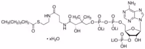 Hexanoyl coenzyme A trilithium salt hydrate 85%, 5 µg