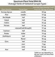 Spectrum plant total rna kit 1 kit