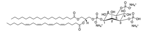 18:0-20:4 PI(3,5)P2 1-stearoyl-2-arachidonoyl-sn-glycero-3- phospho-(1'-myo-inositol-3',5'-bisphosphate), 100 µg