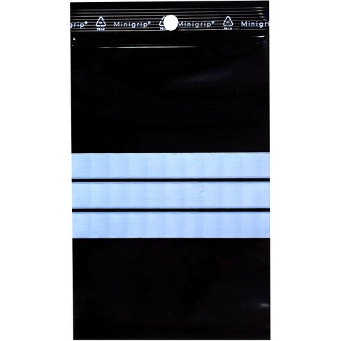 Sachet MINIGRIP noir 100 x 150 mm x 1000