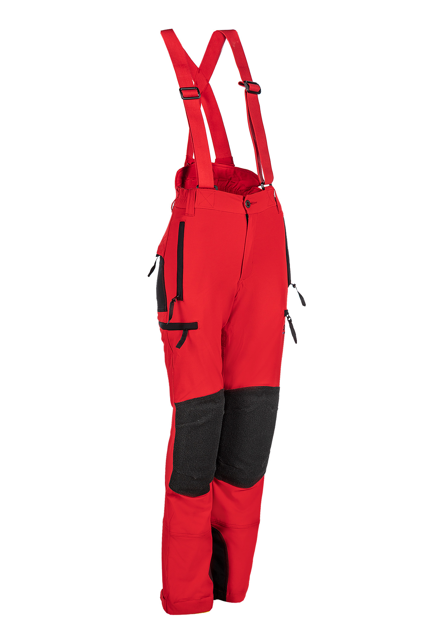 Pantalon USAR INSARAG bicolore rouge et noir - tissu déperlant