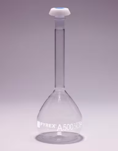 Fiole jaugée bouchée classe A avec /usp 20 ml CN10/19 sérigraphie blanche certificat téléchargeable en ligne x 5