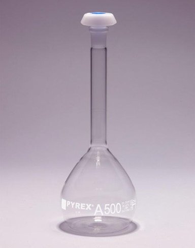 Fiole jaugée bouchée classe A avec /usp 50 ml CN12/21 sérigraphie blanche certificat téléchargeable en ligne x 5