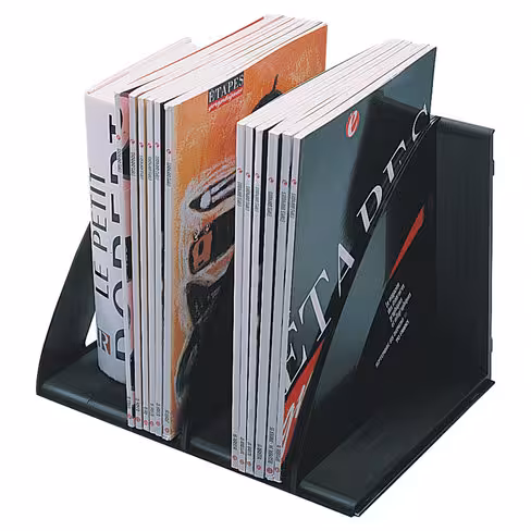 Trieur de bureau vertical Cep - modulable - 6 compartiments A4 - noir