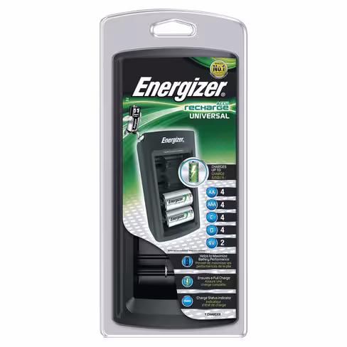 Chargeur universel de piles Energizer