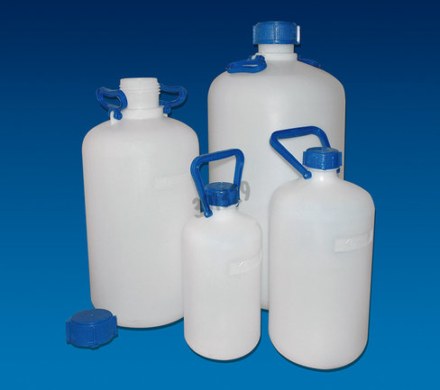 Bonbonne ronde PEHD sans robinet 50 l x 2