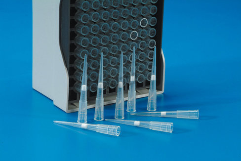 Embout à filtre stérile rack GILSON gradué 30µL rack de 96