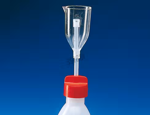 Bocal à urine PEHD vertical gradué jusqu à 2,5 l x 30