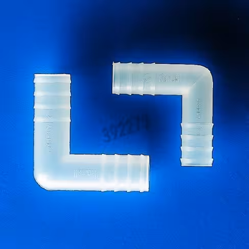 Raccord PP forme l PP nominal 10 Ø trou 6 mm x 100