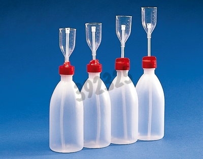 Flacon doseur PMP/pe 500 ml jaugeur 25 ml x 10