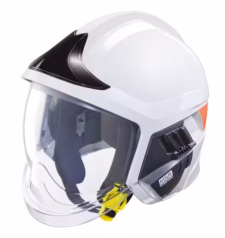 Casque type B F1XF peint - plaque noire - écran facial transparent - sans bavolet