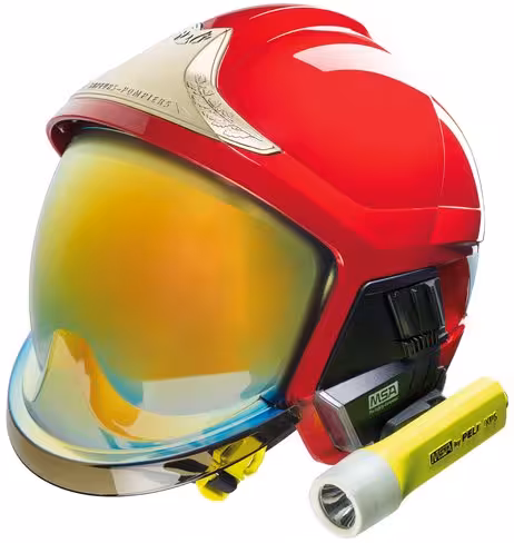 Casque type B F1XF peint - plaque dorée SP - PAD cuir - écran facial doré - écran oculaire transparent - ss bavolet