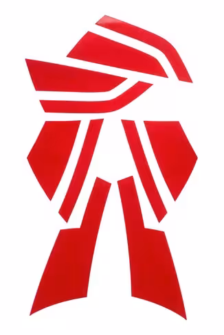 Bandes microprismes - rouge - taille M ou L